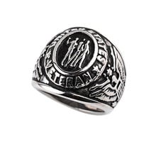 College ring House of Cards ring Frank's Ring vintage retro antique gold and silver jewelry for men and women wholesale 2024 - buy cheap