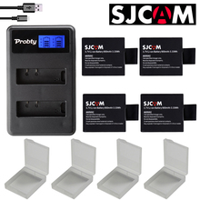 Новый аккумулятор SJCAM sj4000 + аккумулятор sj7000 sj5000 sj6000 sj8000 SJ M10, двойное USB зарядное устройство для камеры SJCAM sj4000 sj5000 2024 - купить недорого