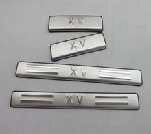 High quality Stainless steel Scuff Plate Door Sill For Subaru XV 2012 2013 2014 2015 2016 2017 2024 - buy cheap