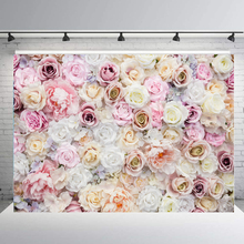 BIEPOTO-fondo Floral de rosa para bebé, telón de fondo para fiesta nupcial, boda, San Valentín, día de la madre, foto, utillaje para mesa de postre 2024 - compra barato