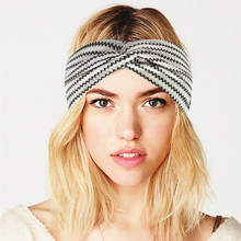 Tiara feminina com nó, faixa de cabeça para ioga, turbante, ar livre, bandeau, acessórios 2024 - compre barato