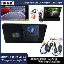 FUWAYDA WIFI sonyCCD retrovisor coche cámara de respaldo de marcha atrás con plegable monitor para BMW E81 E87 E90 E91 E92 E60 E61 E62 E64 X5 X6 2024 - compra barato