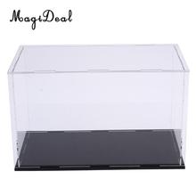 MagiDeal Acrylic Display Case Dust-proof Show Box for Plane Car Boat Model 8*7*6inch 2024 - buy cheap