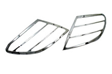 Abs plástico chrome cauda luz capa para mercedes-benz w204 c classe pre-facelift modelo frete grátis 2024 - compre barato