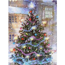 Pintura de diamante 5d Diy, cuadro de árbol de dibujos animados, punto de cruz, bordado de diamantes, Mosaico, Decoración del hogar, regalo de Navidad 2024 - compra barato