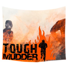 Tough Mudder Tapestry Wall Hanging Customized Bedspread Bedsheets Dorm Cover Home Wall Art Room Rug 2024 - buy cheap