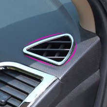 Jameo-pegatina embellecedora para ventilación Interior de coche, decoración de aire acondicionado para Hyundai Solaris Verna 2012 2013 2014 2015 2024 - compra barato