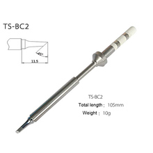 Ferro de solda para mini ts100 1 peça, cabeçote de substituição para ferro de solda digital com ponta de chumbo livre de solda elétrica 2024 - compre barato