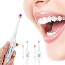 Adults Electric Massage Toothbrush 3 Head Replacement Battery Operated Portable 2024 - buy cheap