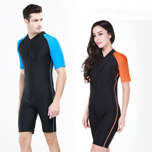 UV Sun Protection Shorty Swimwear Stinger Suit Diving Suit Wetsuit DiveSkin Scuba & Snorkeling Suit Diving Jump Suit Rash Guards 2024 - buy cheap