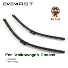 BEMOST Car Wiper Blades Rubber For Volkswagen Passat B5 B6 B7 Fit Hook/Push Button/Side Pin Arms Model Year From 1999 To 2015 2024 - buy cheap