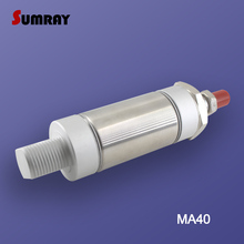 SUMRAY-cilindro neumático de doble acción, cilindro de aire neumático Tipo MA de 40mm, diámetro de 25/50/75/100/125/150/175/200/250/300mm 2024 - compra barato