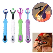 mylb 1 Pcs Pet Toothbrush Teddy Dog Brush Addition Bad Breath Tartar Teeth Care Dog Cat Cleaning Supplies 2024 - buy cheap