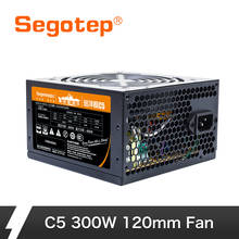 Segotep C5 300W TO 400W ATX Passive PFC PC Computer Power Supply Main 24pin Up To 79% Efficiency Desktop Gaming PSU 120mm Fan 2024 - buy cheap