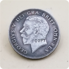 Raro 1927 reino unido 1 florin-george v cópia moeda frete grátis 2024 - compre barato