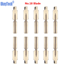 OkeyTech 10PCS/LOT No.18 Blade For KD Remote Control Key Universal Flip Uncut Blank Blade #18 for BMW Car Key Replacement 2024 - buy cheap