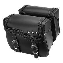 Waterproof Saddle Bag PU Leather Travel Bag For Softail For Sportster XL 883 1200 For Vulcan For Ducati For Shadow For Dyna 2024 - buy cheap