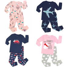 TINOLULING 100 cotton boys girls pajamas sets kids pajama children sleepwear toddler baby pyjamas pijamas pjs for 1-7 years 2024 - buy cheap
