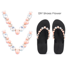 2019New 10Pcs Oval Rhinestone Shoes Connectors /Buckle for DIY Flip-Flops Shoes or Hair Embellishment Accessories LP207 2024 - buy cheap