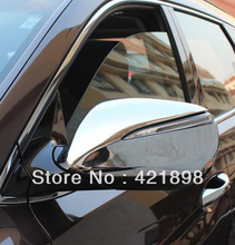 For Hyundai Santa Fe 2013 2014 2015 2016 ABS Chrome Side Mirror Cover Trim 2024 - buy cheap