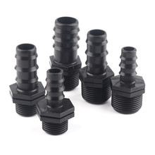 5pcs 1/2" 3/4" Male Thread PE Pipe Connector Irrigation Hose Connectors Irrigation Pipe Threaded Straight Connector Adapter 2024 - compre barato