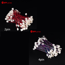 Wholesale 100pcs 8mm/10mm Both Sides with 2Pin/4Pin solderless Led Strip Cover Connector For 5050/3528 LED Strip 2024 - buy cheap