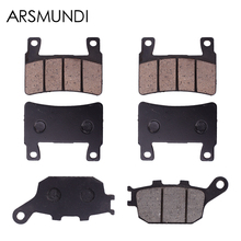 1 Set Motorcycle High Quality Brake Pads Disks Shoes Front And Rear FOR Honda CB400 VTEC 400 2005 2006 2007 VTEC400 III 05 06 07 2024 - buy cheap