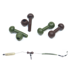 10pcs Carp Fishing Chod Heli Beads Rig Swivel Accessories Terminal Tackle color Brown Green 2024 - buy cheap