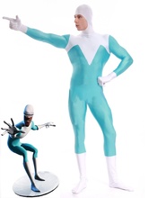 Disfraz de Frozone para Halloween, traje Zentai de cuerpo completo, increíble, nuevo 2024 - compra barato