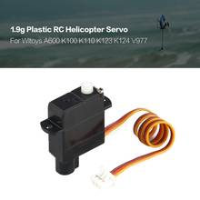 Hot 1.9g Plastic Servo for Wltoys XK A600 K100 K110 K123 K124 V977 V966 RC Helicopter Airplane Drone RC Model Toys Hobby Parts 2024 - buy cheap