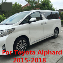 Для Toyota Alphard 2015-2018 Автомобильная дверь боковая защита бампер полосы-наклейки декоративные анти-столкновения бар паста авто аксессуары 2024 - купить недорого