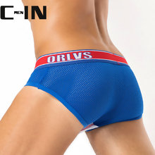 CMENIN ORLVS Underwear Briefs Men Underwear Breathable Mesh Gay Sexy Colorful Cueca Male Panties Ropa Interior Hombre OR789 2024 - buy cheap