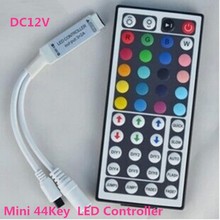 Free shipping 20pcs/lot  44 Key IR Remote controller RGB LED Mini Controller wireless for LED Strip 5050 3528 2024 - buy cheap