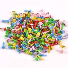 100PCs Mixed Pastel Round Brads Scrapbooking Embellishment Fastener Brads Metal Crafts For shoes Decoration 6.5x13mm CP2238 2024 - buy cheap