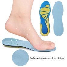 Silicon Gel Insoles Foot Care for Plantar Fasciitis Heel Spur Running Sport Insoles Shock Absorption Pads arch orthopedic insole 2024 - buy cheap