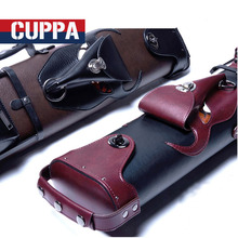 New Cuppa 2 Butts 4 Shafts Pool Cue Case 6 Holes Bull Head Style Red Brown Colors Two Options Billiard Accessories China 2017 2024 - buy cheap