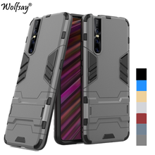 Capa traseira para vivo v15 pro, capa de silicone híbrido, à prova de choque, vivo v15 pro 2024 - compre barato