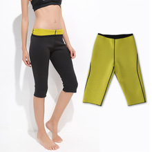 Женские штаны для похудения, неопреновые леггинсы для физических упражнений, банный костюм, формирователь тела, Капри для похудения, Капри для тренировок 2024 - купить недорого