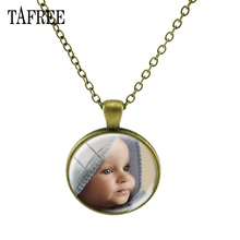 TAFREE Photo Pendants Custom Necklace Photo of Your Baby Mom Dad Grandparent Loved Gift for Family Jewelry NA01 2024 - buy cheap