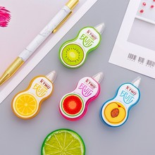 1 PCS New Cute Cartoon Fruit Color Correction Tape Material Escolar Kawaii Stationery School Office Supplies Papelaria 5m 2024 - buy cheap