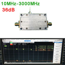 10M-3000MHZ 36dB Gain NF: 1.5 RF broadband low noise POWER amplifier FOR HF FM VHF UHF HAM Radio 12V 2024 - buy cheap