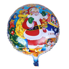 Globos de Santa Claus para niños, forma roja, regalo de Navidad para niños, decoraciones de fiesta, 25 unids/lote 2024 - compra barato