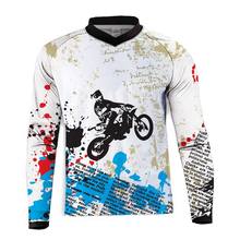 2019 moto mtb jersey motocross Jersey for men downhill MX cycling mountain bike DH Bicicletta Jersey quick drying BMX jersey 2024 - buy cheap