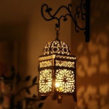 Castiçal oco de metal, artesanato, luz de vela, chá, decoração de casa, marrocos, candelabro decoração de casamento 2024 - compre barato