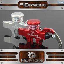 FID CNC alloy 4 Master cylinder for 4 wheel hydraulic brake set baja 5b 5s 5t  red and silver choose 1/5 rc car gas 2024 - buy cheap
