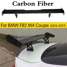 Car Styling Carbon Fiber Rear Trunk Wing Spoiler for BMW F82 M4 Coupe 2014-2017 Auto Racing Bodykit Tail Wing 2024 - buy cheap