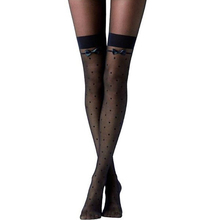 Dot Decorated Slimming Stocking Bow Transparent Sexy Stockings Thigh High Women Stockings Thin Style Medias Elasticadas HW2142 2024 - buy cheap