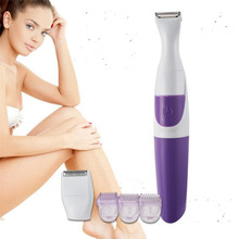 Portable Electric Lady Body Hair Removal Epilator Wet Dry Haircut Trimmer Bikini Line Clipper Shaver Razor Woman Shaving Machine 2024 - buy cheap