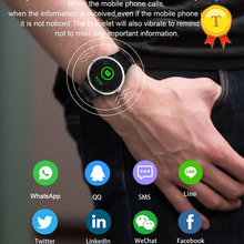 Reloj de pulsera inteligente con Bluetooth, resistente al agua, PPG, ECG, idioma árabe, ucraniano, presión arterial, whatsapp, facebook, sincronización de mensajes 2024 - compra barato