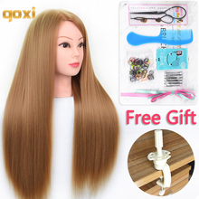 Qoxi mannequin heads with 65cm hair for braiding tete de cabeza manniquin dolls dummy head for hairdresser practice hair styling 2024 - buy cheap